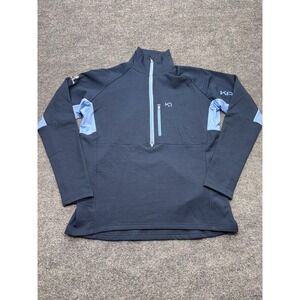 Kari Traa Womens Half Zip Pullover Navy Blue Beaver Creek Logo Size L